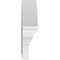 Ekena Millwork Segment Arch W/ Flankers Smooth Architectural Grade PVC Pediment, 36"W x 10"H x 2-1/2"P PEDPS036X100SGF00 - alternate 2
